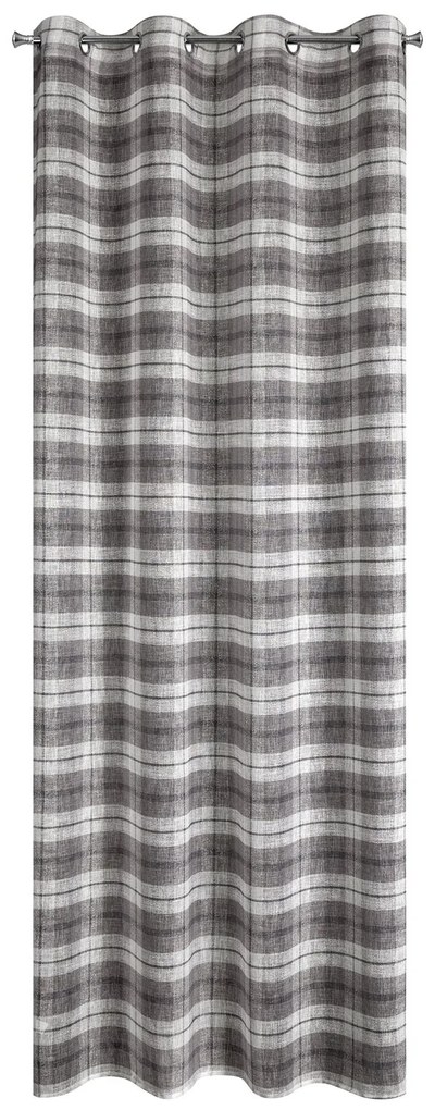 ZÁVES NA KRÚŽKOCH KELLI 140X250 CM PRUHOVANÝ