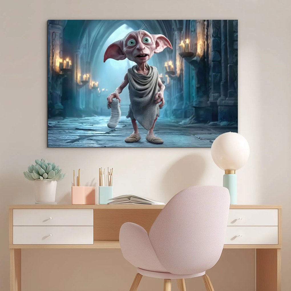 DUBLEZ | Drevený obraz z Harryho Pottera - Dobby