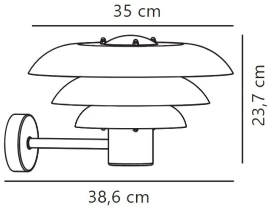 Nordlux - Vonkajšie nástenné svietidlo KURNOS 1xE27/20W/230V IP54 béžová