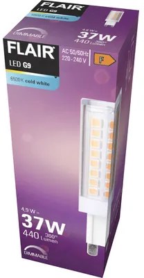 LED žiarovka FLAIR G9 G9 / 4,9 W ( 37 W ) 440 lm 6500 K číra