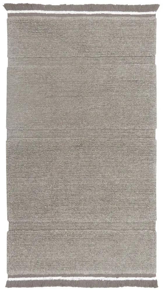 Lorena Canals koberce Vlnený koberec Steppe - Sheep Grey - 80x230 cm