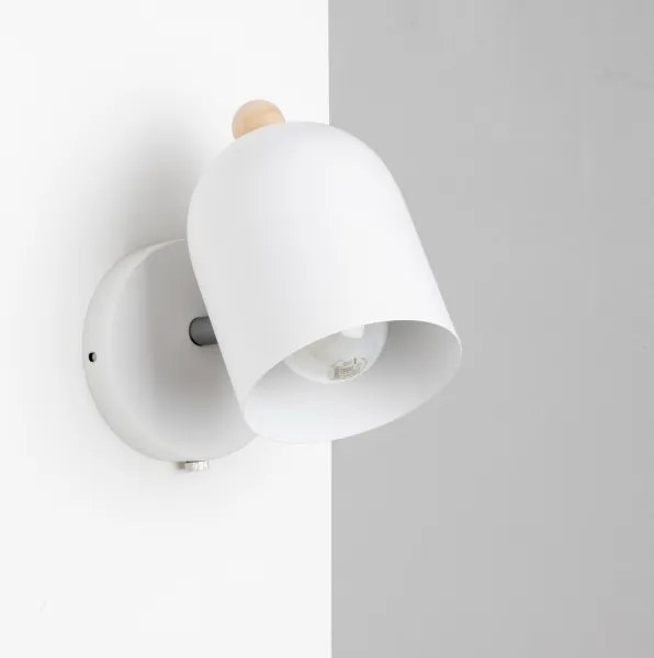 Brilagi - Nástenné bodové svietidlo GALLION 1xE27/15W/230V biela