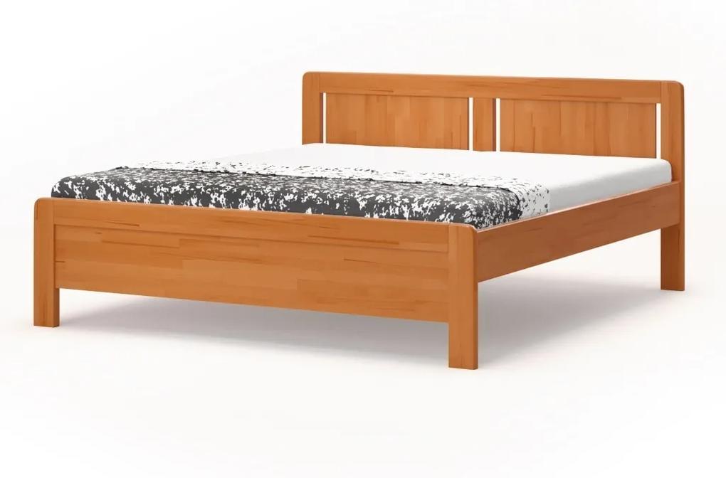 BMB KARLO NIGHT - masívna buková posteľ 140 x 210 cm, buk masív