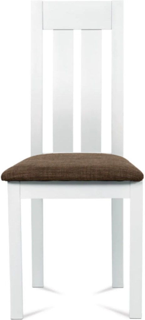 Sconto Jedálenská stolička BELA biela/hnedá