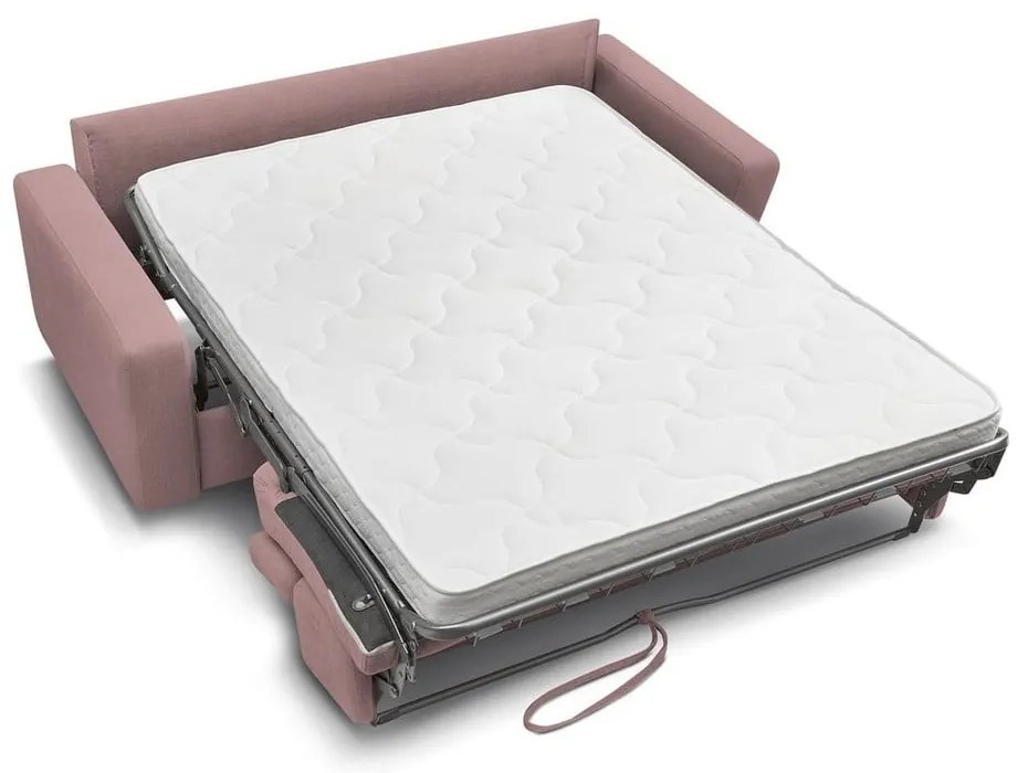 Ružová rozkladacia pohovka 215 cm Monaco – Bobochic Paris