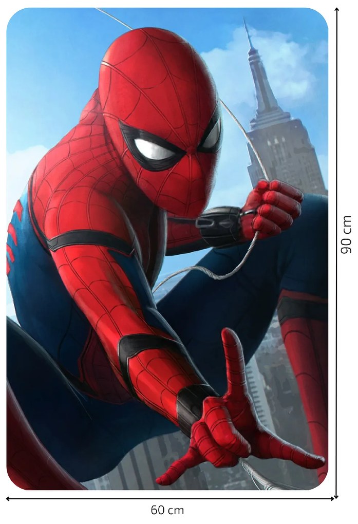 Textilná nálepka na stenu "Spiderman 2"
