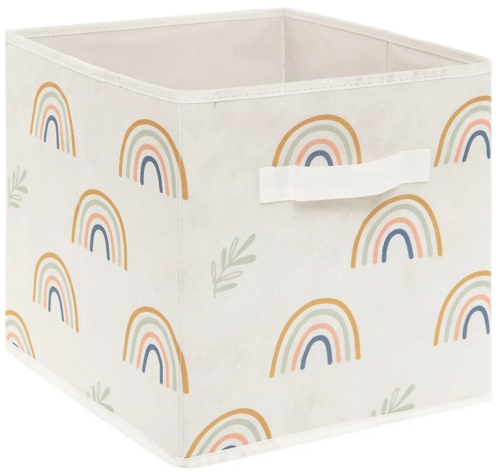 Úložný box Rainbow, sada 2ks, 29x29x29 cm, viacfarebná