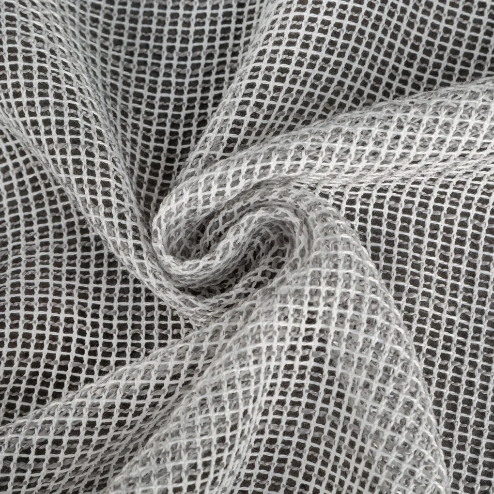 ZÁCLONA NA PÁSKE KIM 2 140X300 CM STRIEBORNÁ