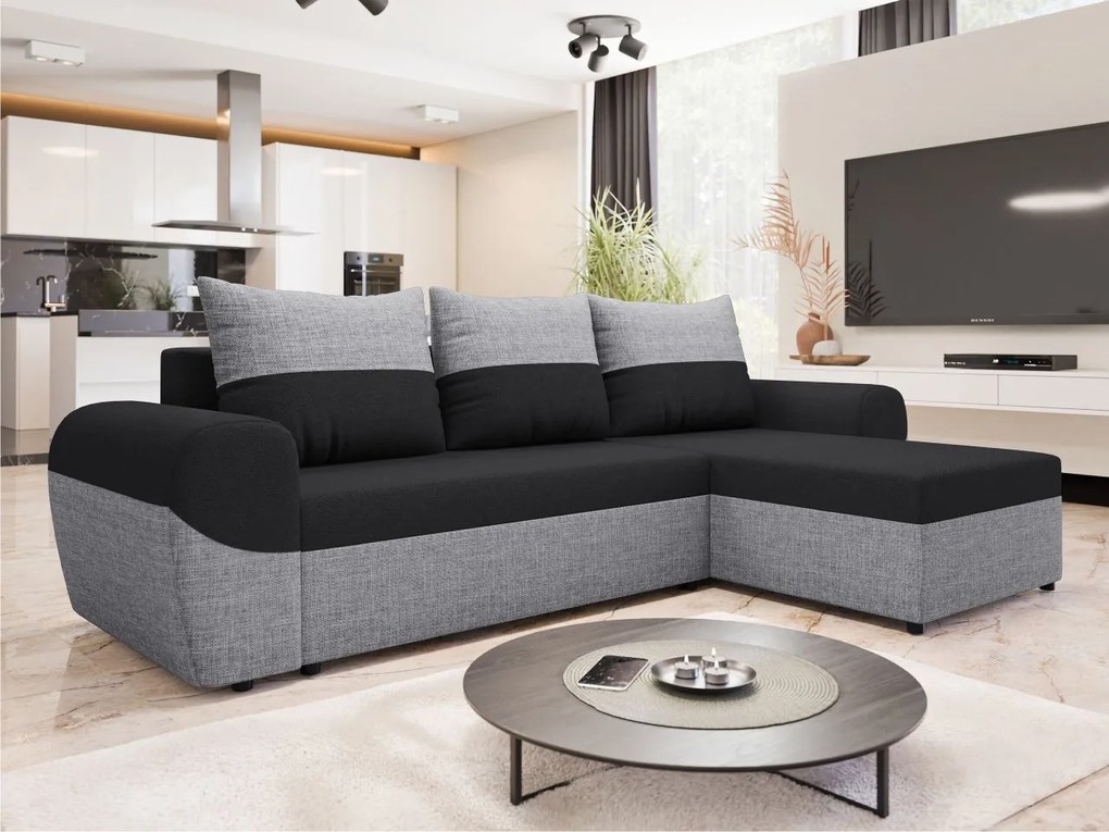 Rohová sedačka Anduvo L, Farby: Lux 06 + Lux 05