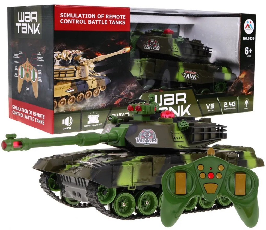 RAMIZ : RC Tank W.A.R 2,4Ghz