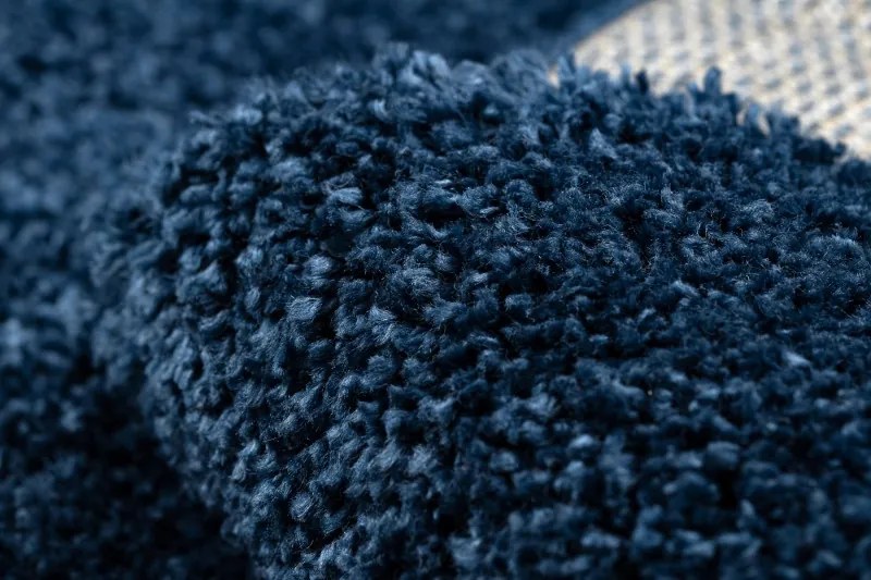 Dywany Łuszczów, Kusový koberec Berber 9000 navy, 140x190, modrá, obývacia izba