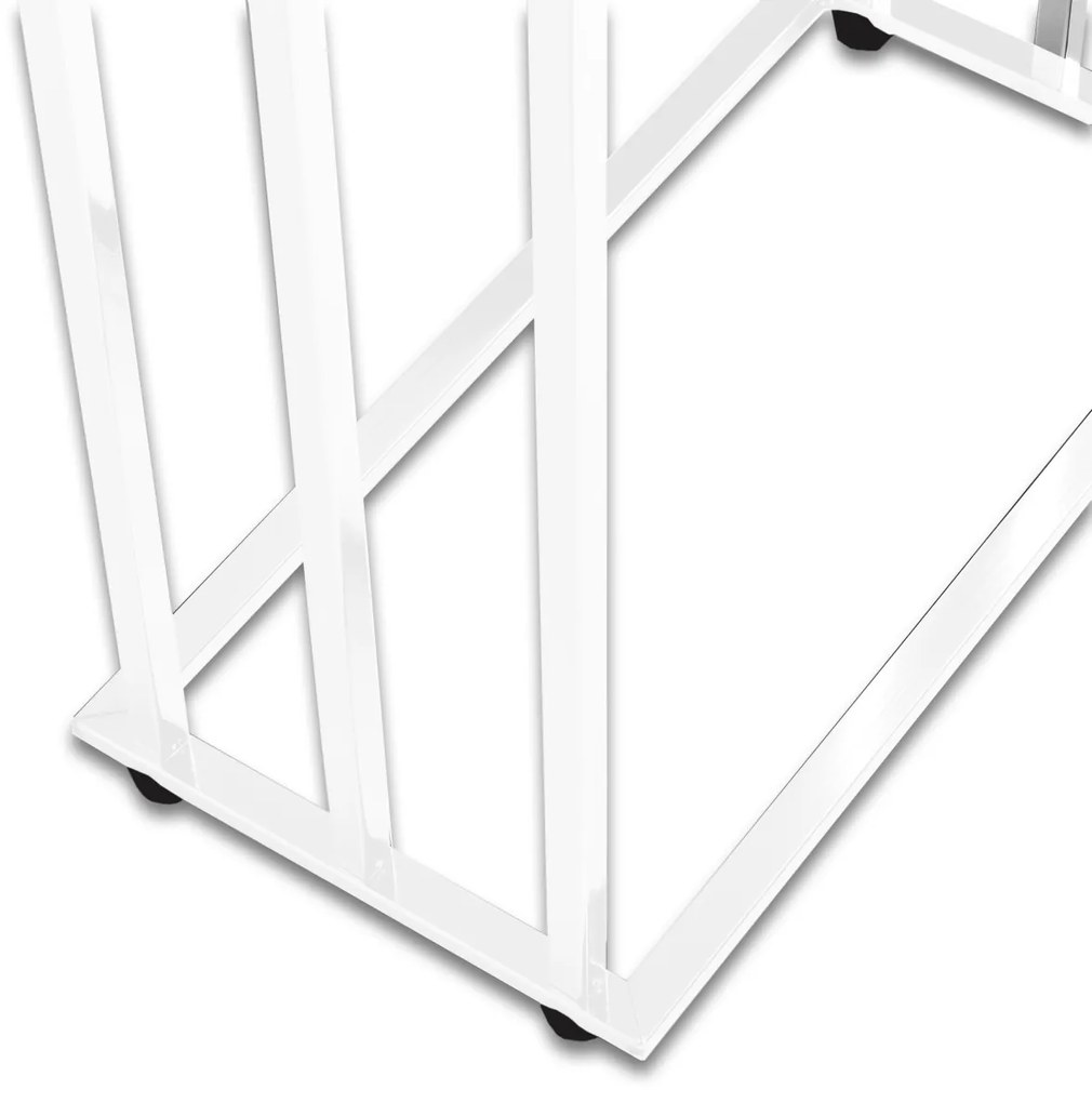 Vešiak na uteráky Tire biely