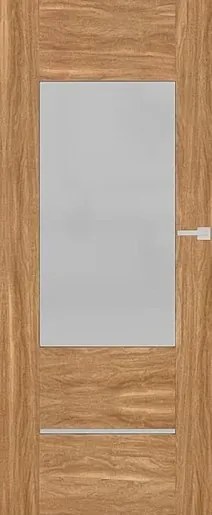 Interiérové dvere Naturel Aura pravé 80 cm orech karamelový AURA3OK80P