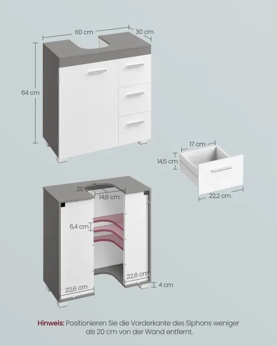 Skrinka pod umývadlo BBK513GU01