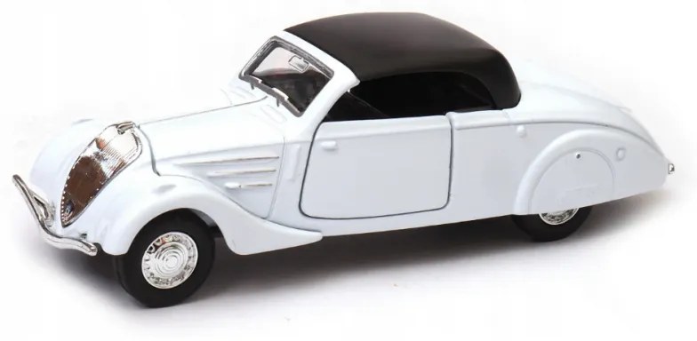 008751 Kovový model auta - Old Timer 1:34 - 1938 Peugeot 402 (Close Top) Biela