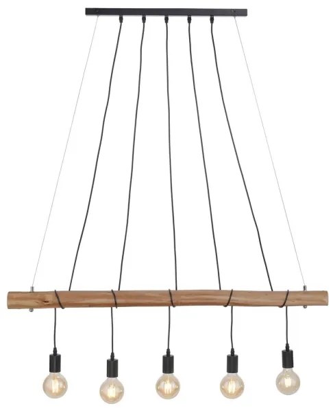 Leuchten Direkt 15515-18 - Luster na lanku DAMIAN 5xE27/60W/230V