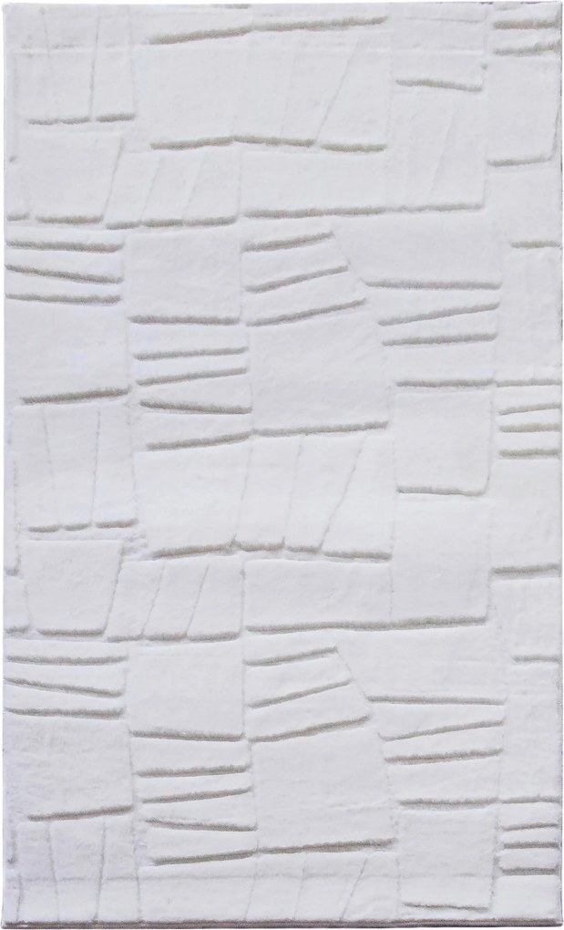 XXXLutz TKANÝ KOBEREC, 80/150 cm biela - Koberce - 003580051554