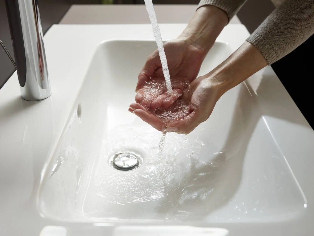 Hansgrohe Logis, umývadlová batéria Fine 110, s výpustom, EcoSmart, chrómová, HAN-71251000