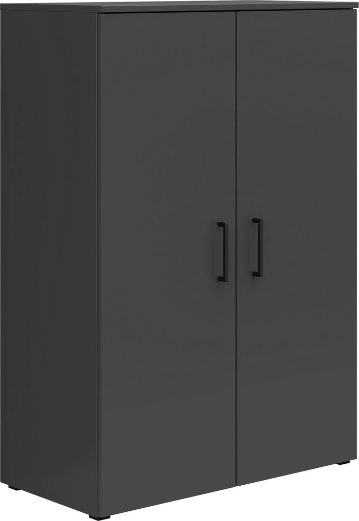 XXXLutz KOMODA, grafitová, 80/115/40 cm Carryhome - Komody - 002427022231