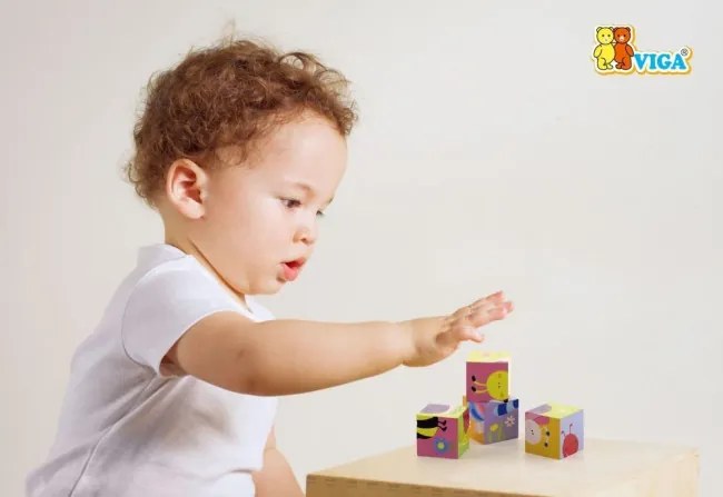 Puzzle kocky Viga 50835 farma