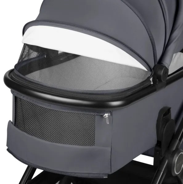 Lionelo - Kombinovaný kočík 3 v 1 LAYLA Grey Stone