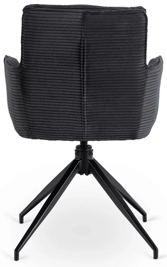 Otočná stolička MIA čierna