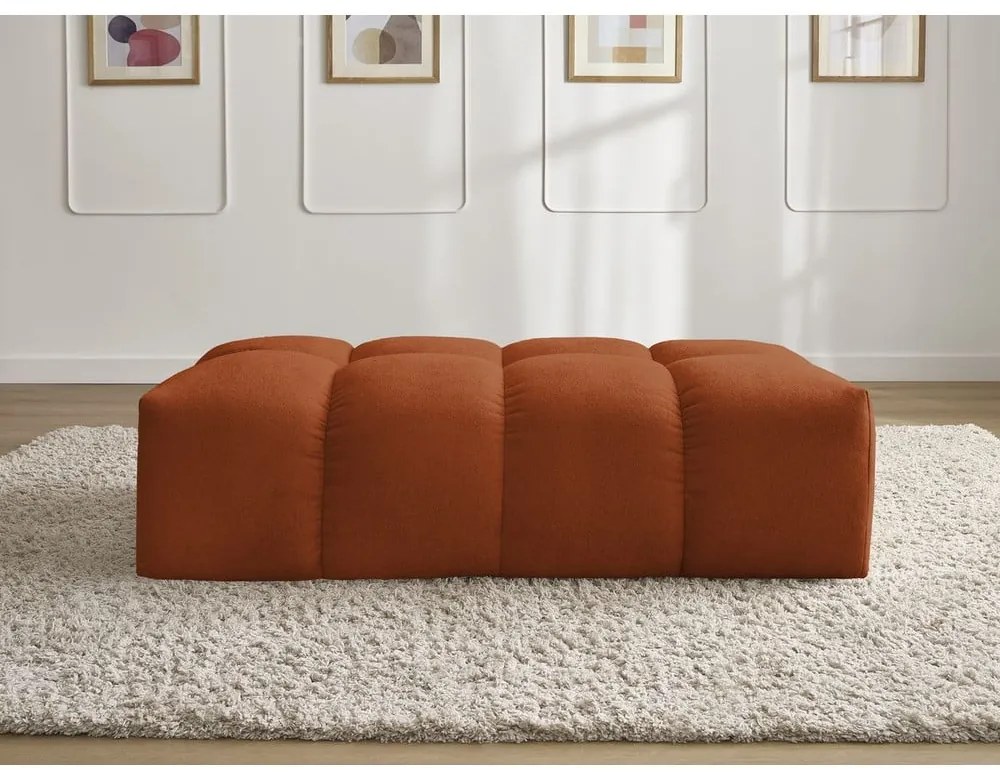 Ženilková podnožka v tehlovej farbe Everest – Bobochic Paris