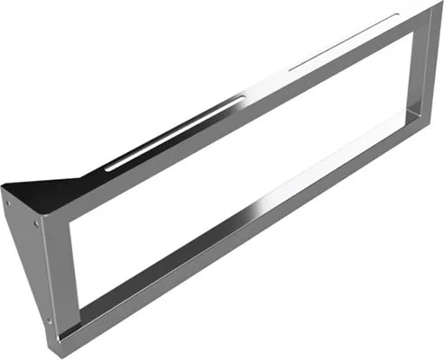 Bemeta Design Konzola umývadlová s držiakom na uteráky ľavá, 490 mm, záťaž 50 kg, nerez, lesk - 201541051