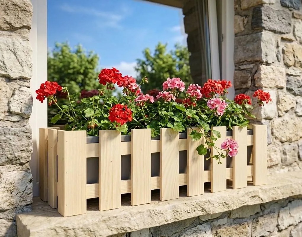 AMADEA Drevený obal s hrantíkom, 62x21x18cm Český výrobok