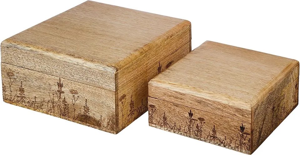 FLOWER BOX Štvorcová truhla 14 x 14 cm