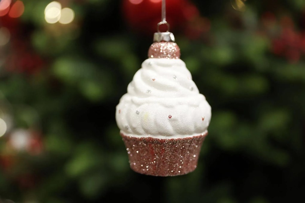 Sweet závesná vianočná ozdoba muffin 9cm