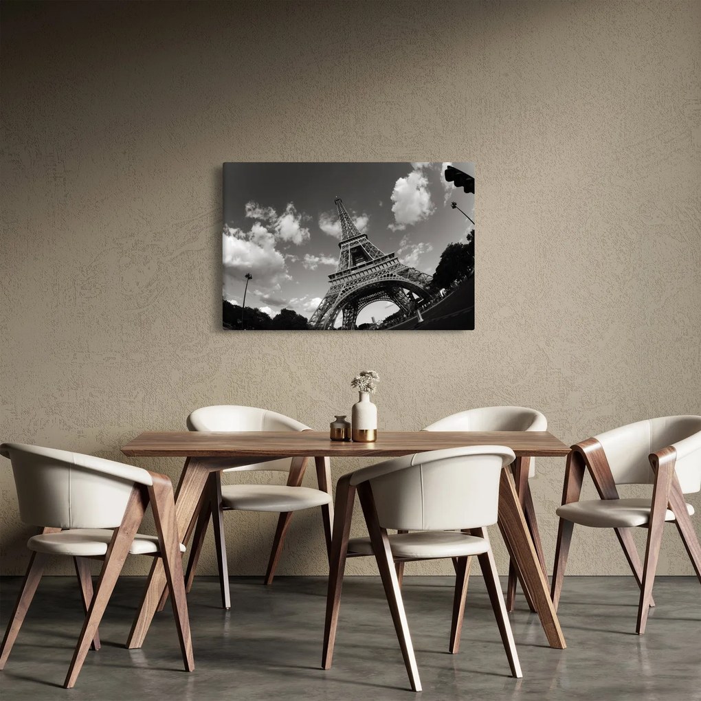Obraz - Eiffelova veža v Paríži (90x60 cm)