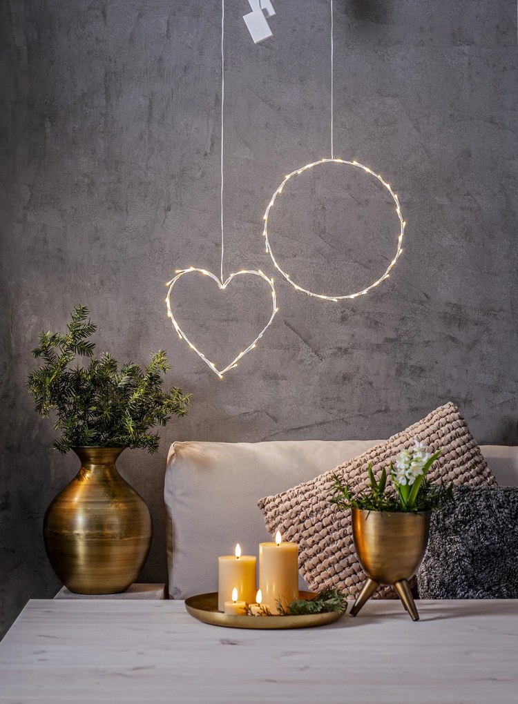 STAR TRADING Čajová LED sviečka Flamme Beige 4 cm – set 2 ks