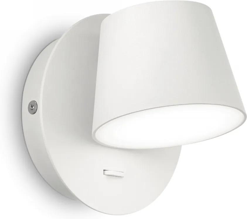 Ideal Lux 167152 LED nástenné svietidlo Gim Bianco 1x6W | 3000K