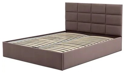 Čalúnená posteľ TORES bez matraca rozmer 140x200 cm Tmavosivá