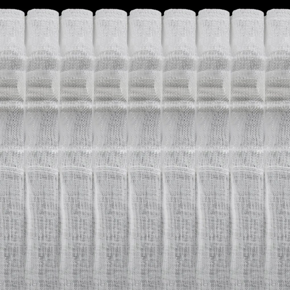 ZÁCLONA NA PÁSKE ELPIDIA 350X150 CM BIELA