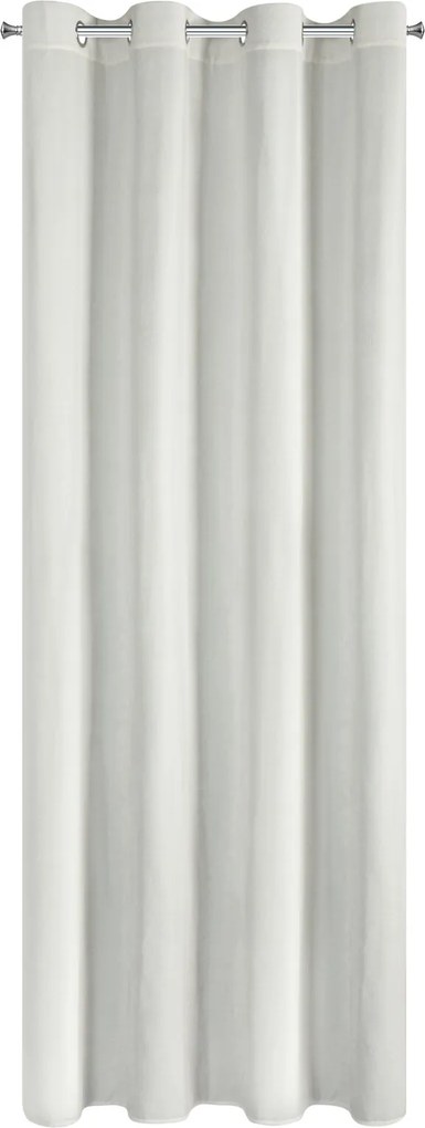 ZÁVES NA KRÚŽKOCH VANI 140X250 CM PRÍRODNÁ