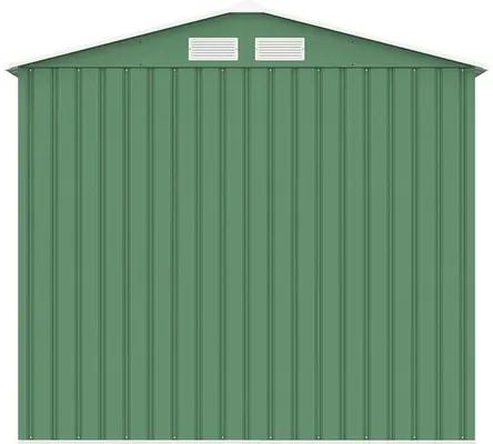 Plechový záhradný domček Rojaplast Archer B 203 x 181 cm zelený