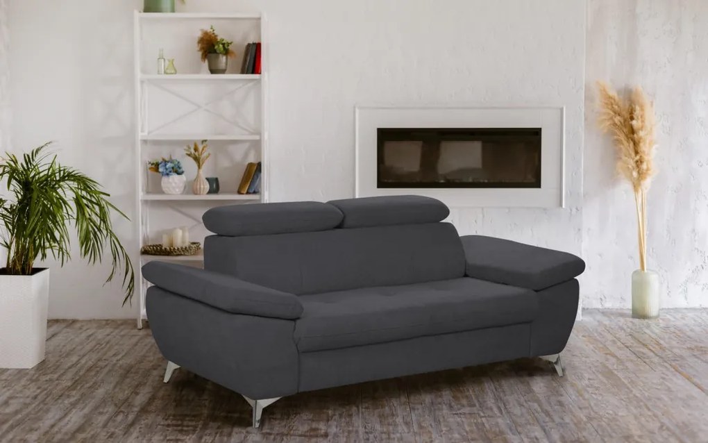 Trojsedák Gisele, antracitová látka