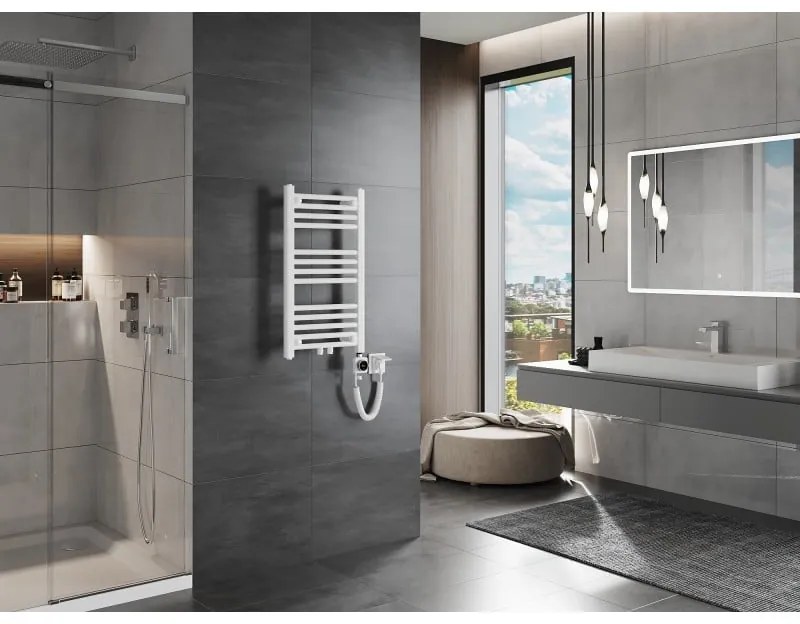 Mexen Mars, elektrické vykurovacie teleso 700 x 400 mm, 300 W, biela, W110-0700-400-6300-20