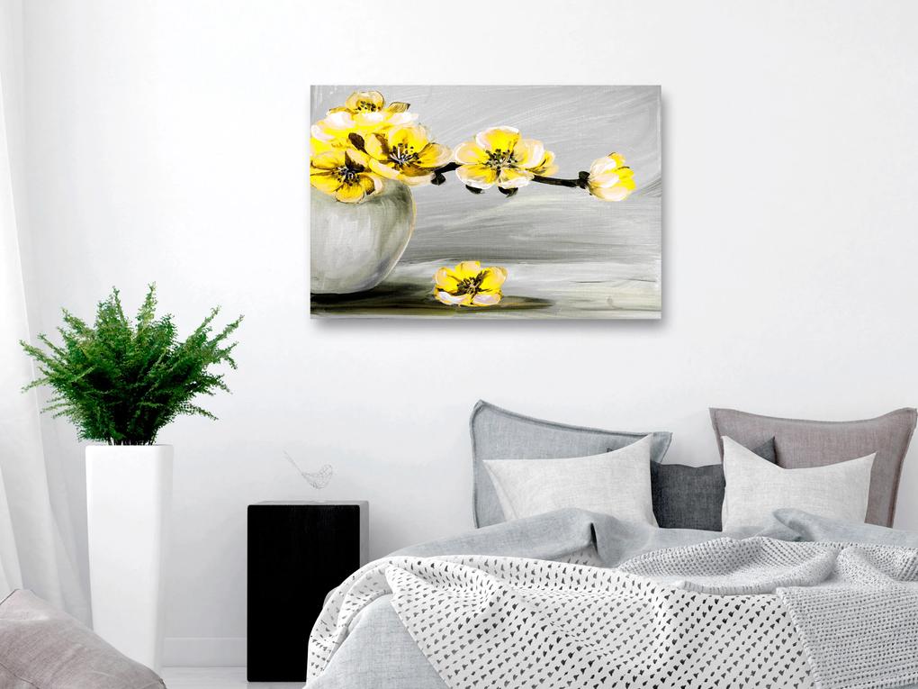 Artgeist Obraz - Lightness of Light (1 Part) Wide Yellow Veľkosť: 30x20, Verzia: Premium Print