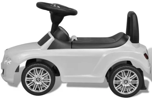 Biele šliapacie autíčko Bentley-