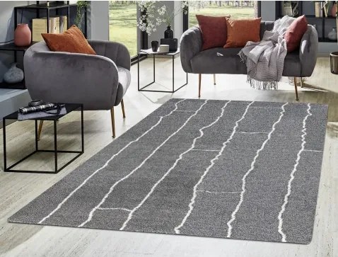 Koberec Nova 160x230 cm, šedý%