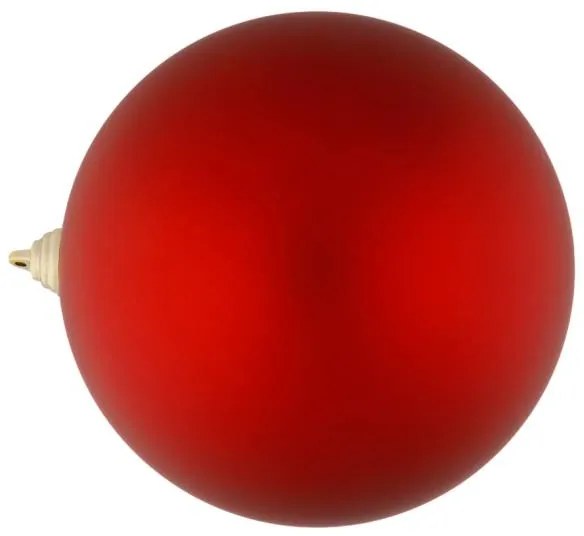 DECOLED Plastová guľa, 30 cm, červená, matná