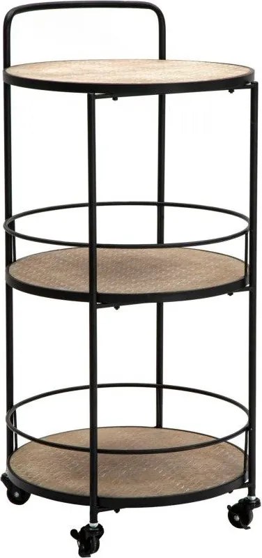 Kovový servírovací stolík na kolieskach 41,5x40 cm Arex – Mauro Ferretti