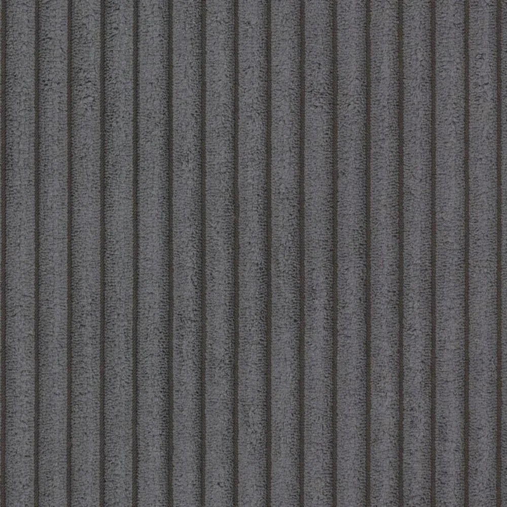 Tmavosivá menčestrová pohovka 310 cm Vanessa – Ropez