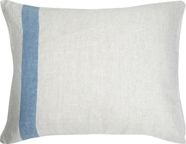 Ľanová obliečka na vankúš Usva 50x60, ľan-modrá