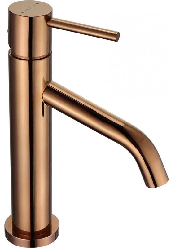 Mexen Rumba, umývadlová batéria h-220, ružové zlato, 73500-60