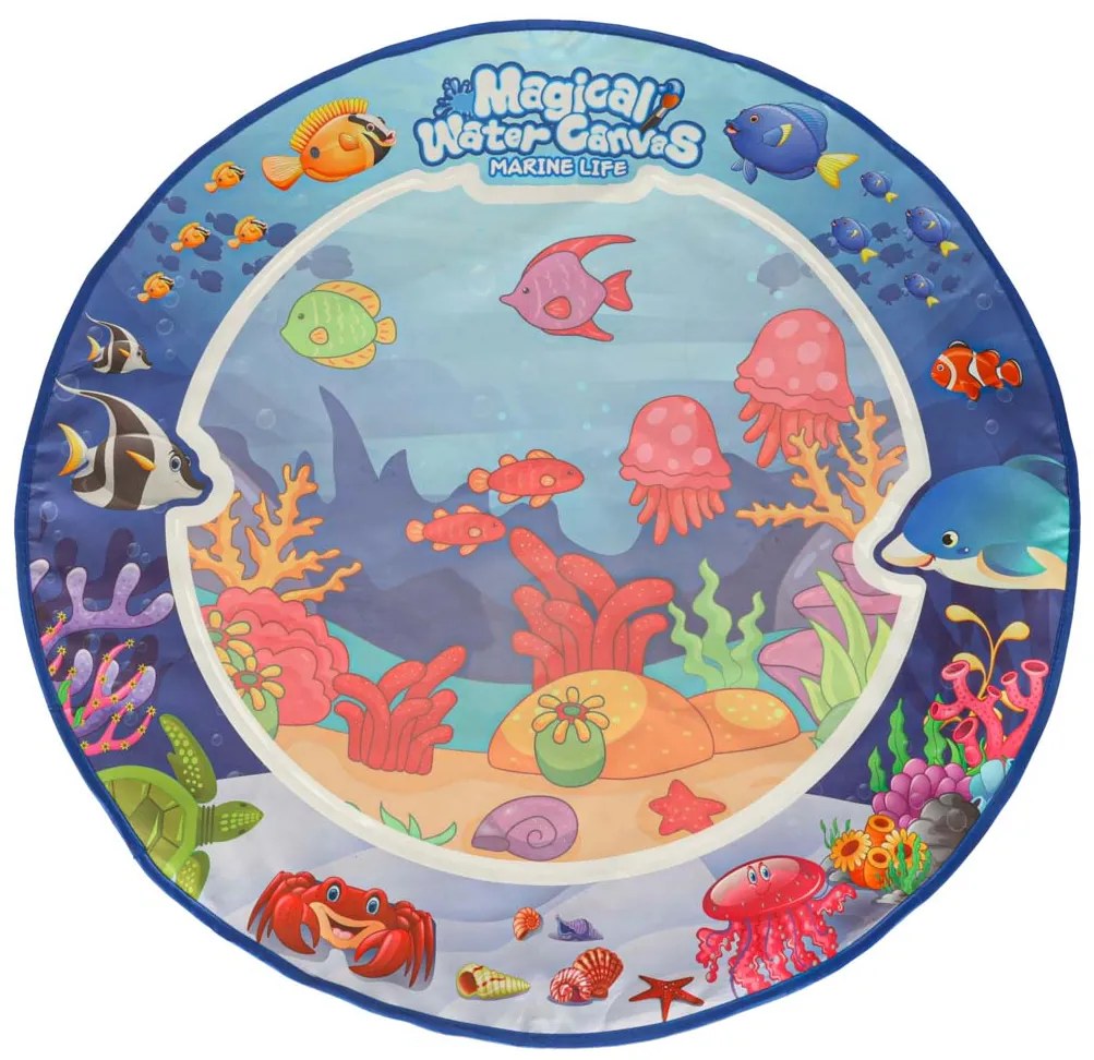 KIK Detská podložka na maľovanie vodou – opakovane, rýchloschnúca, bez neporiadku pre deti 3+