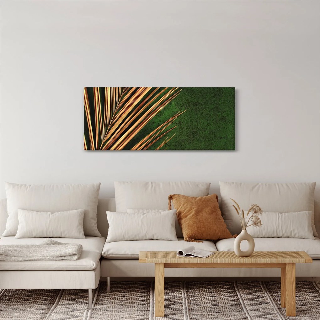 Obraz s listom (120x50 cm)